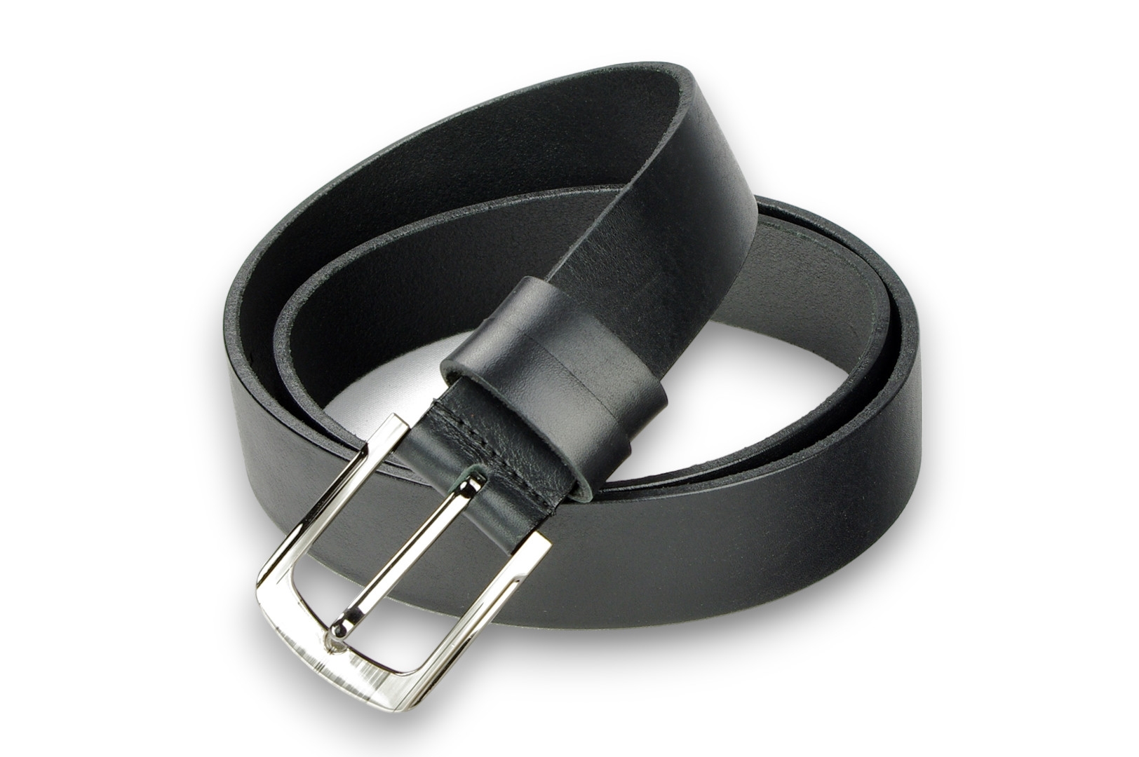 Leather belt 35 mm, model 350101