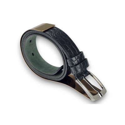 Leather belt 35 mm, model 350111 Leather belt 35 mm, model 350111