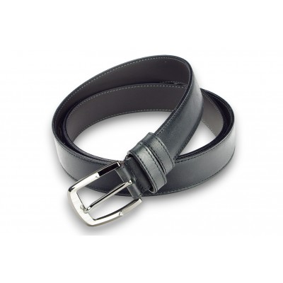 Leather belt 35 mm, model 351101 Leather belt 35 mm, model 351101