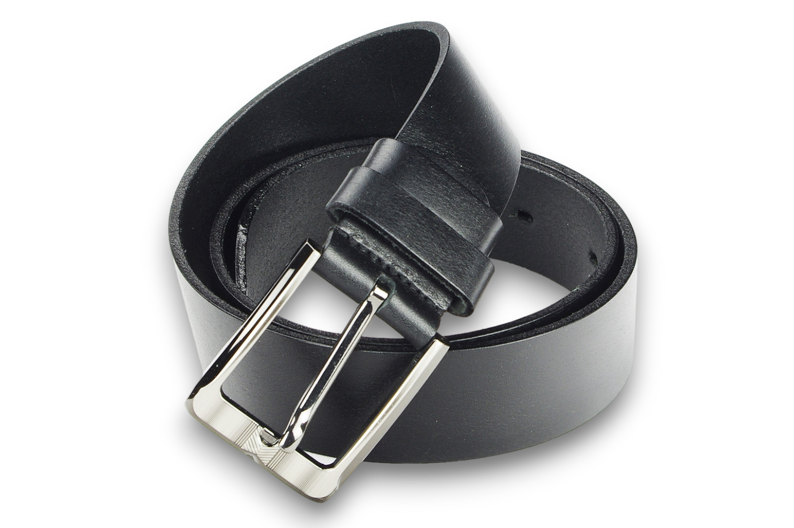 Leather belt 40 mm, model 400101