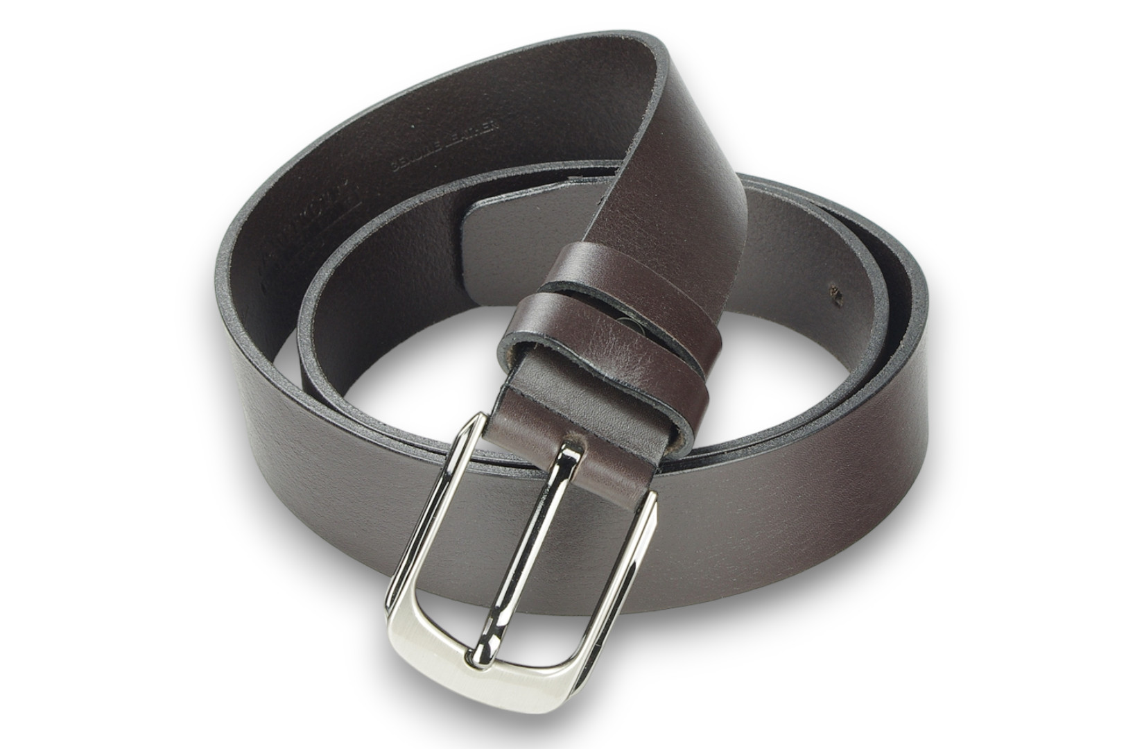 Leather belt 40 mm, model 400102