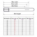 Leather belt 40 mm, model 400102#1