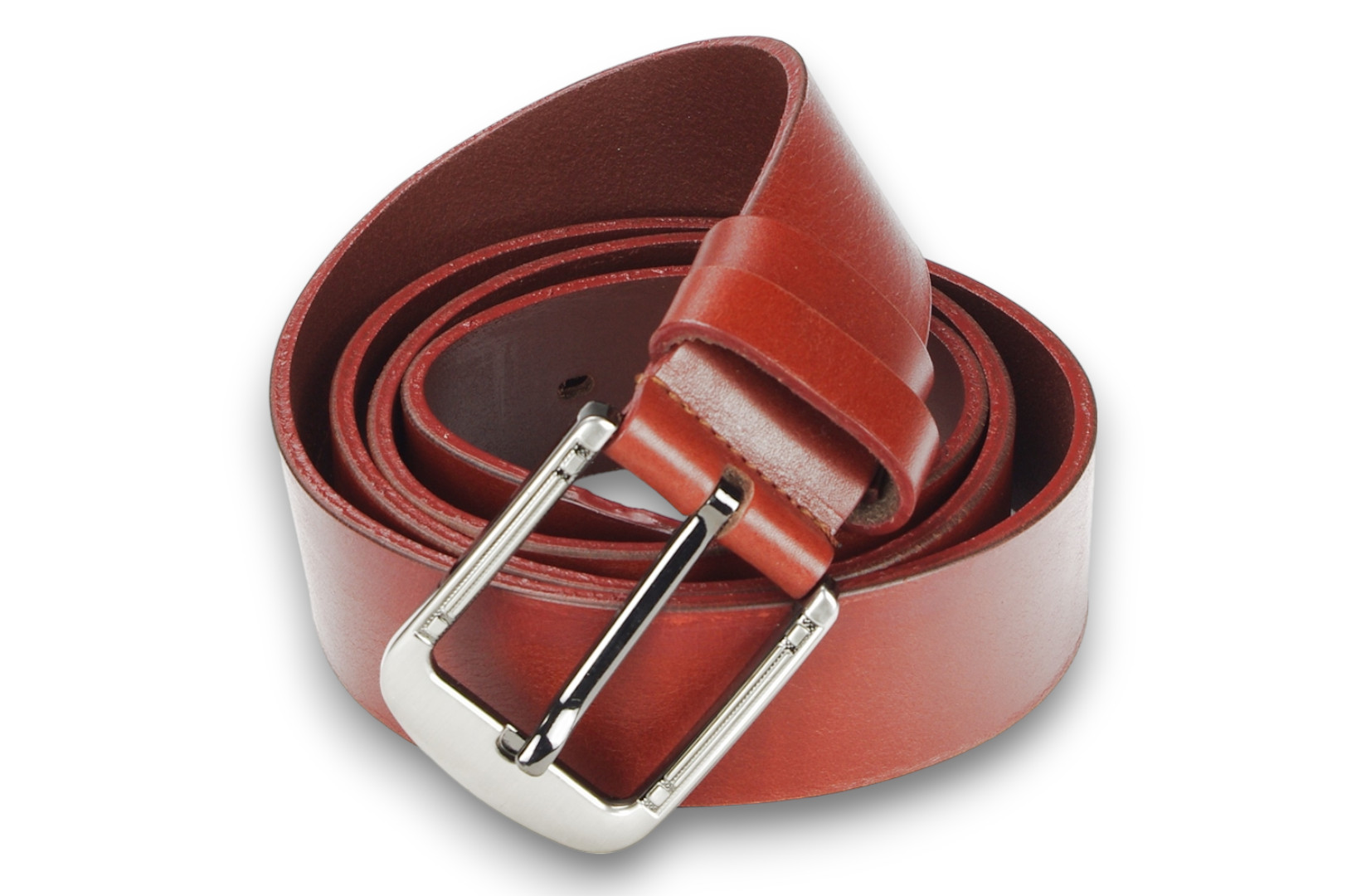 Leather belt 40 mm, model 400102#1