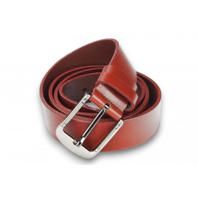 Leather belt 40 mm, model 400102#1 Leather belt 40 mm, model 400102#1