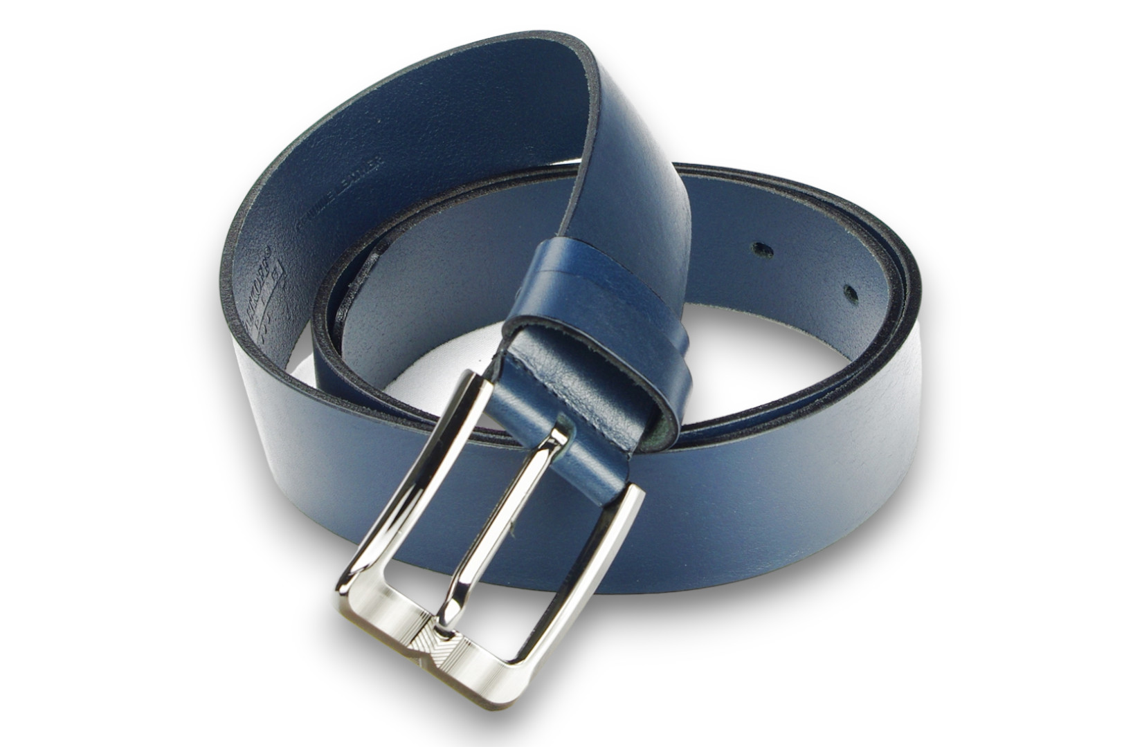 Leather belt 40 mm, model 400103