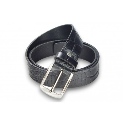 Leather belt 40 mm, model 400111 Leather belt 40 mm, model 400111