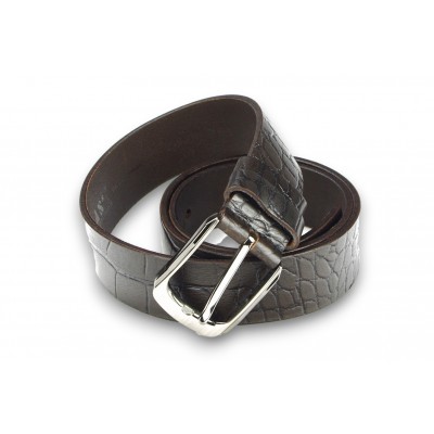 Leather belt 40 mm, model 400112 Leather belt 40 mm, model 400112