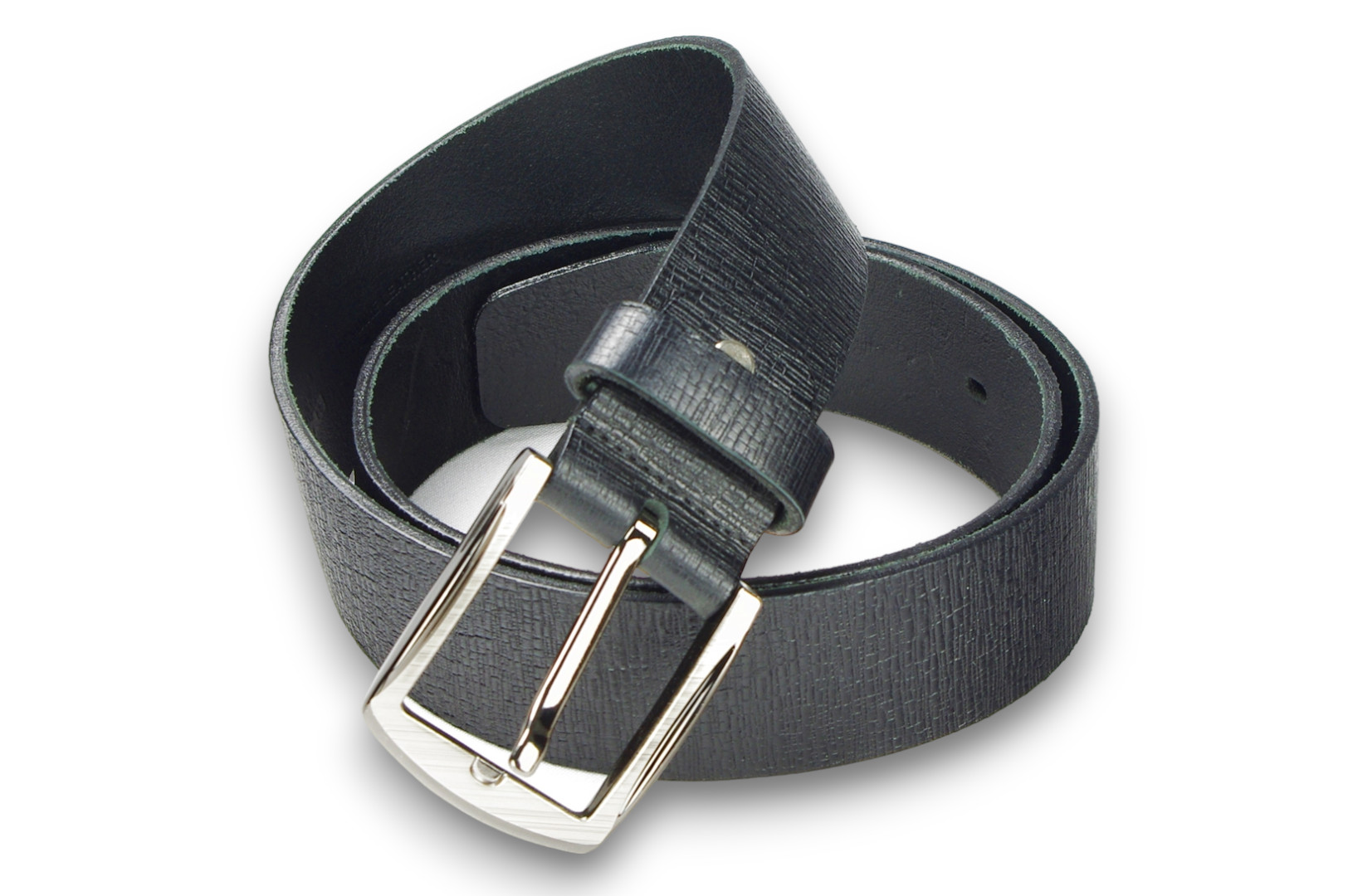 Leather belt 40 mm, model 400131