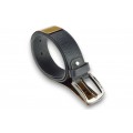 Leather belt 40 mm, model 400131
