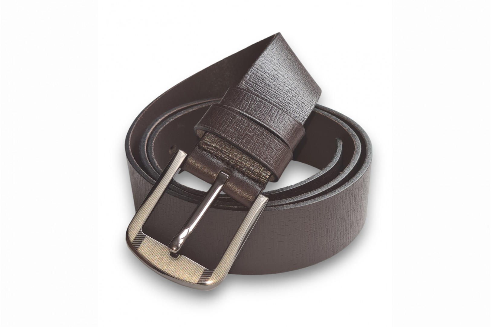 Leather belt 40 mm, model 400132