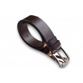 Leather belt 40 mm, model 400132