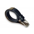 Leather belt 35 mm, model 350101