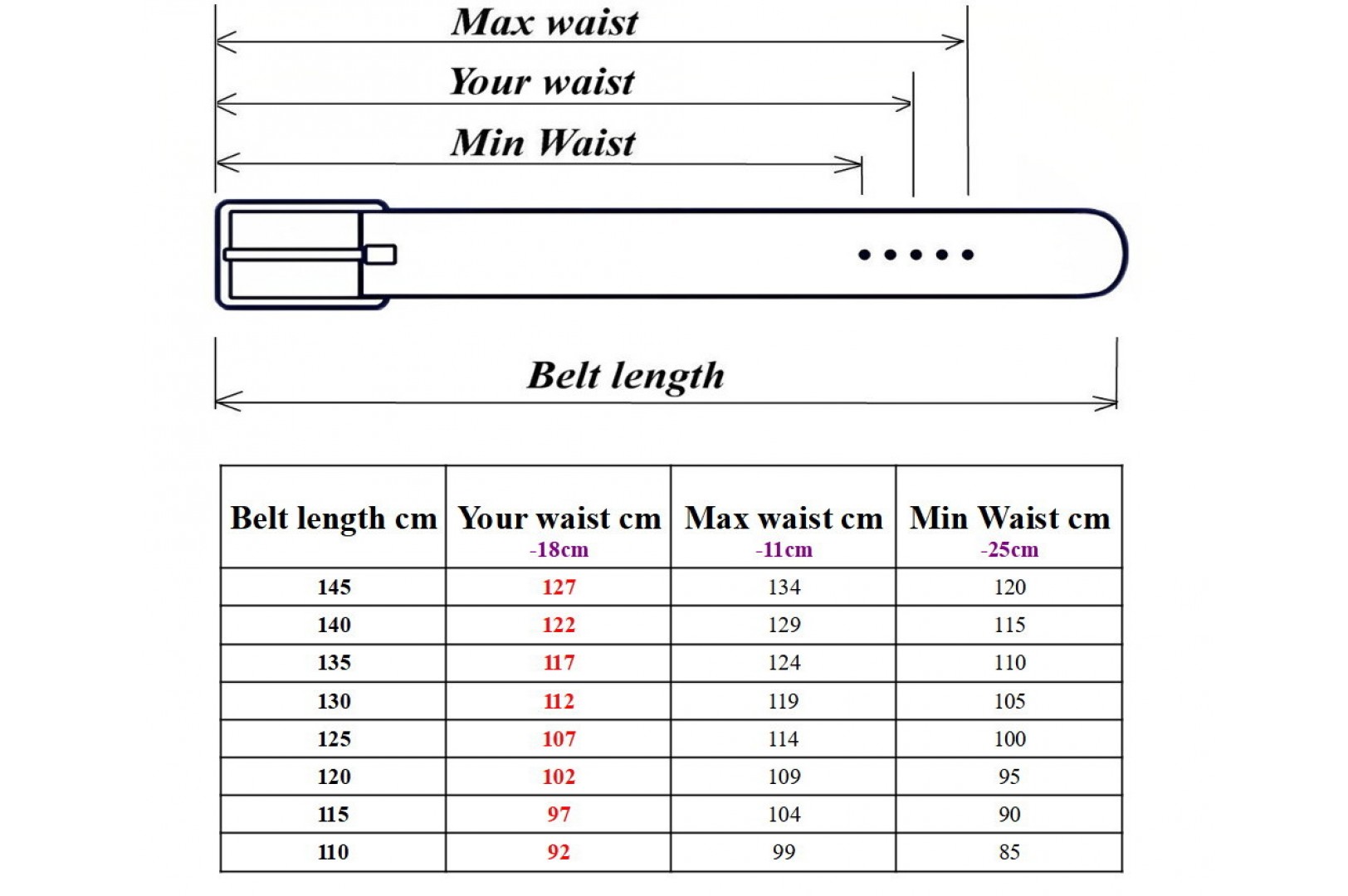   Leather Belt 40mm, Model 400101