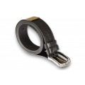 Leather belt 40 mm, model 400112