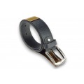 Leather belt 40 mm, model 400131