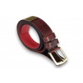 Leather belt 40 mm, model 400204