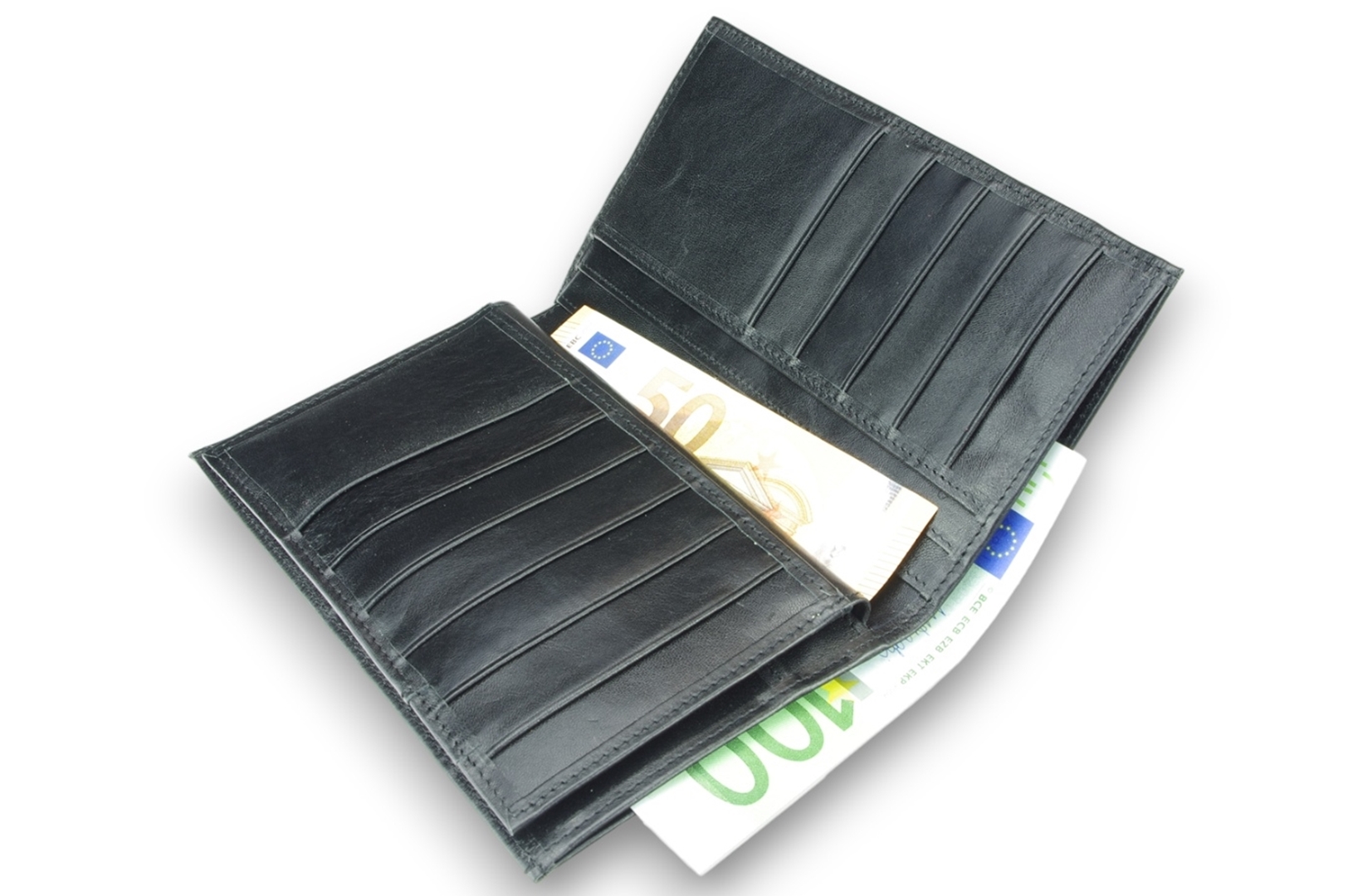 LEATHER WALLET Model  10 BL-0-1