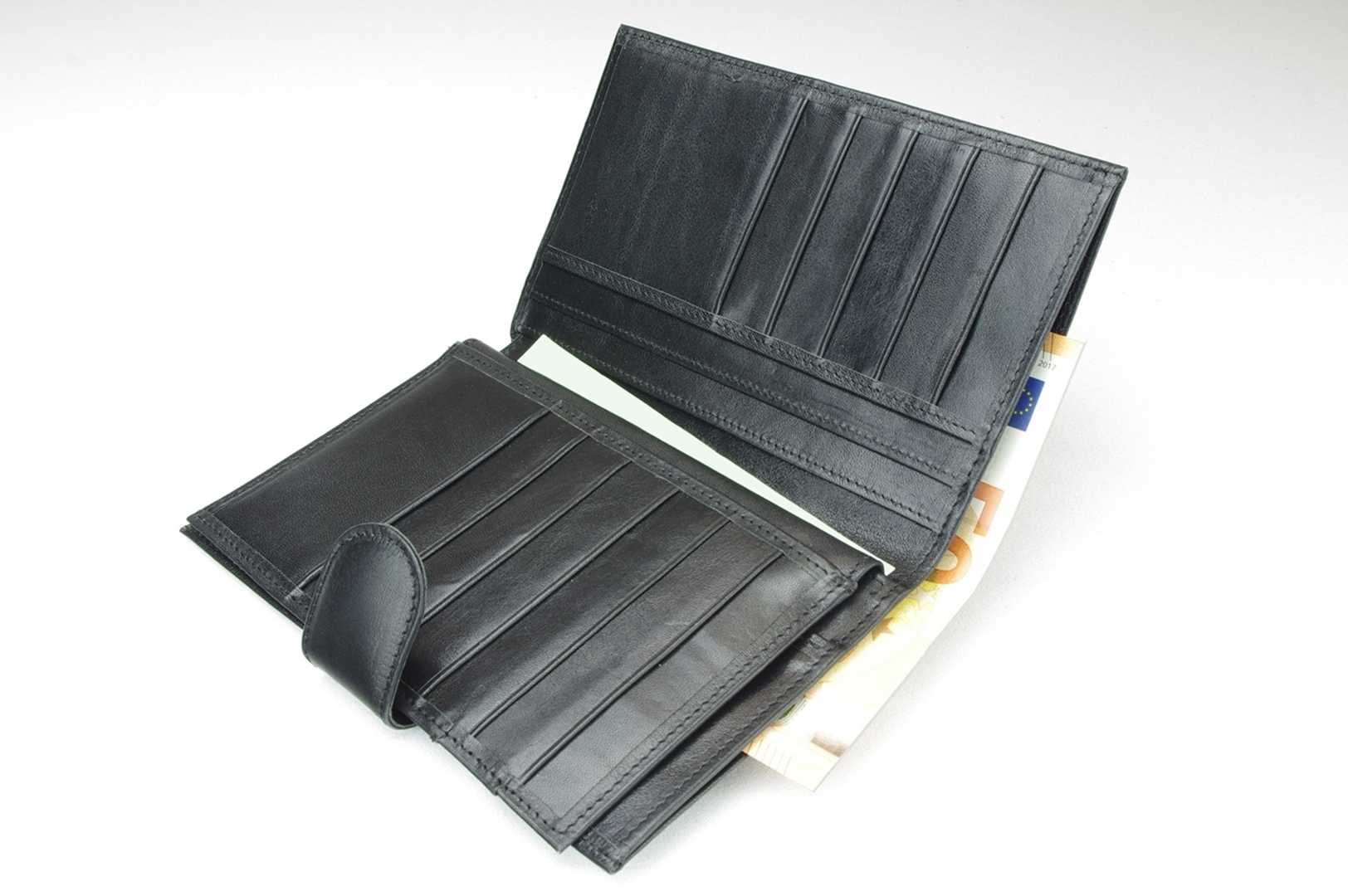 LEATHER WALLET Model  10R BL-0-1