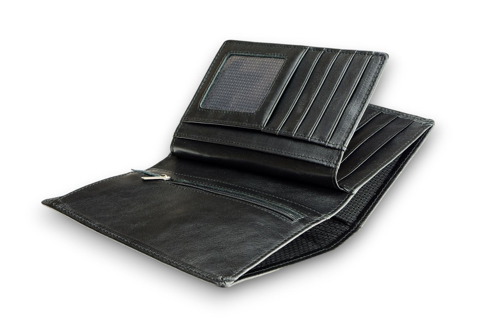 LEATHER WALLET Model  11 BL-0-1