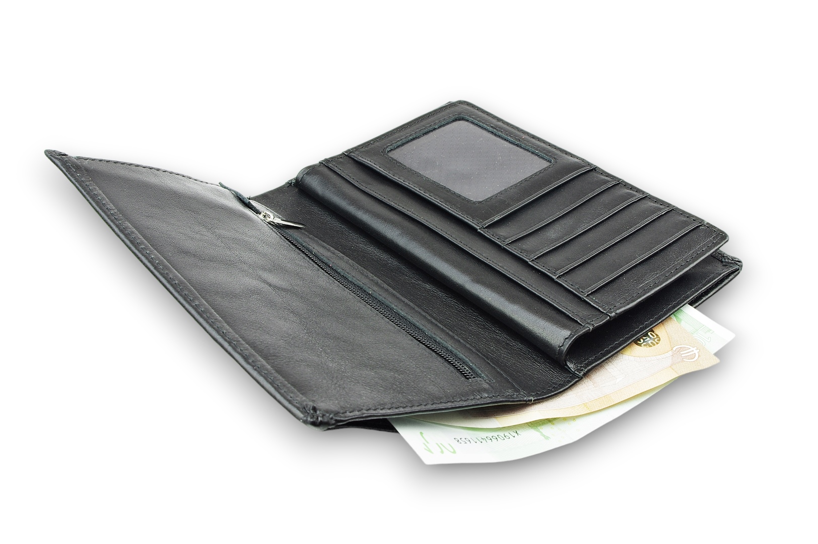 LEATHER WALLET Model  11 BL-0-1