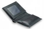 LEATHER WALLET Model  201 BL-0-1