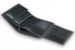 LEATHER WALLET Model  201 BL-0-1