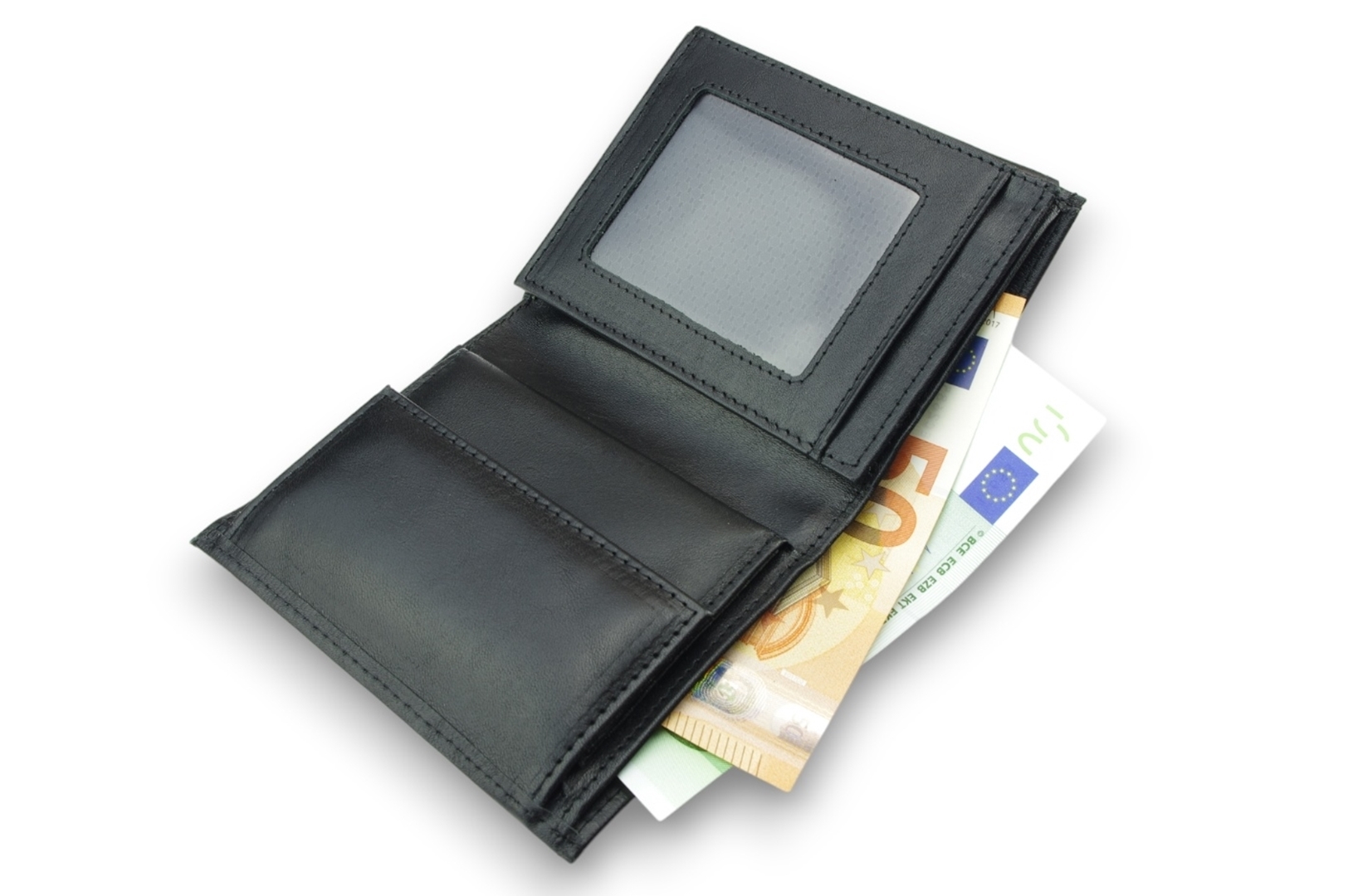 LEATHER WALLET Model  201 BL-0-1