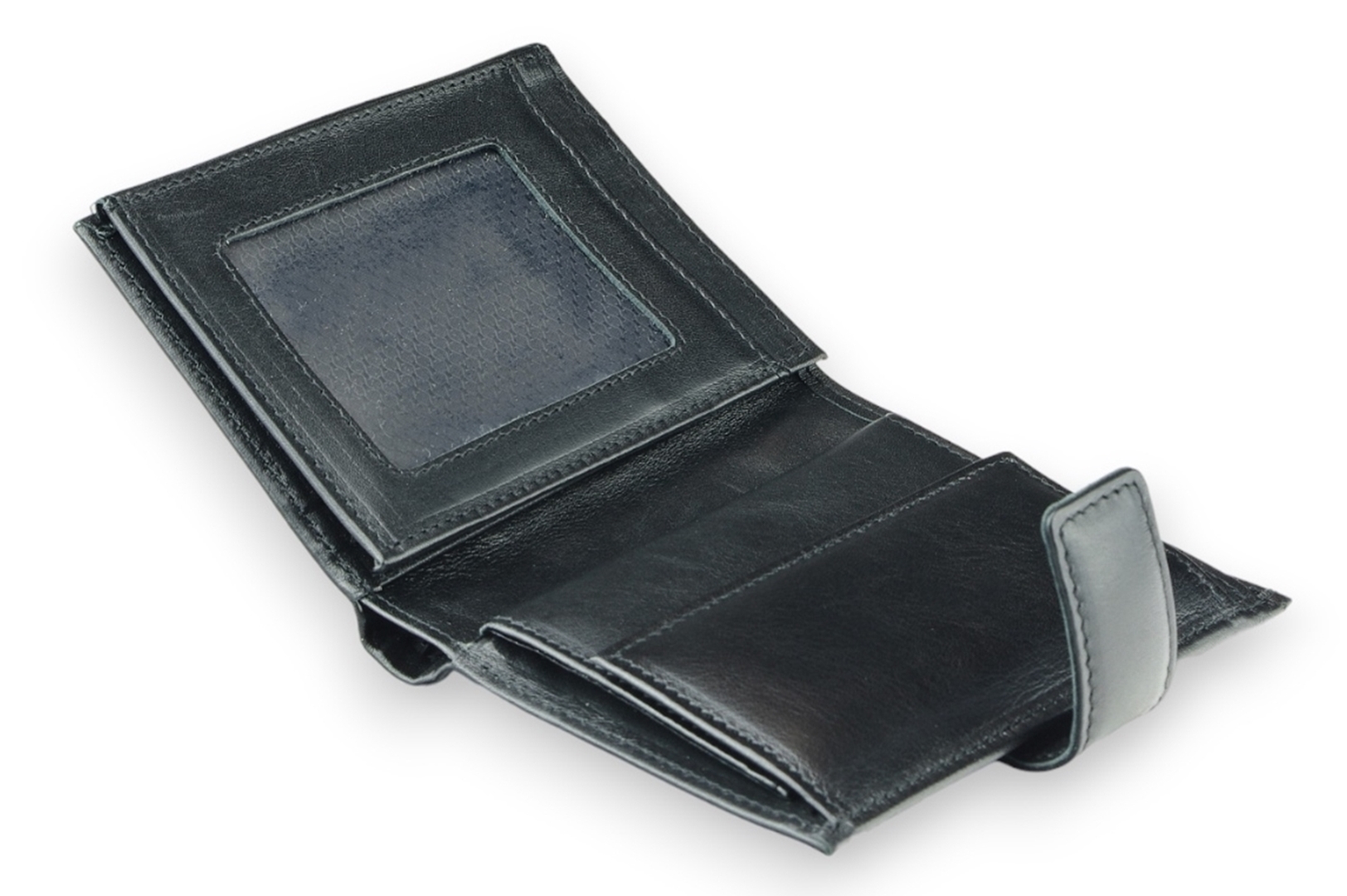 LEATHER WALLET Model  201R BL-0-1