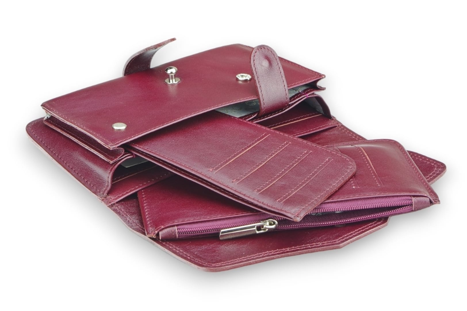 Leather wallet Model 221 BL-0-6_NIC
