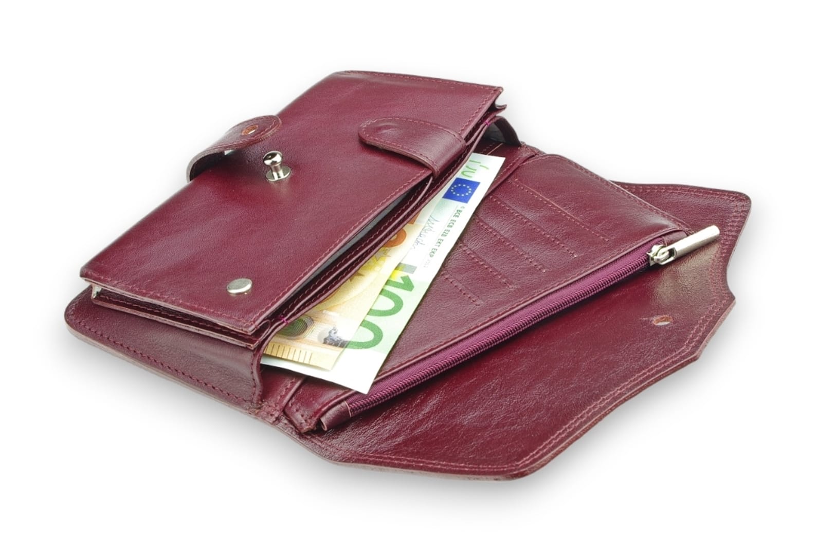 Leather wallet Model 221 BL-0-6_NIC