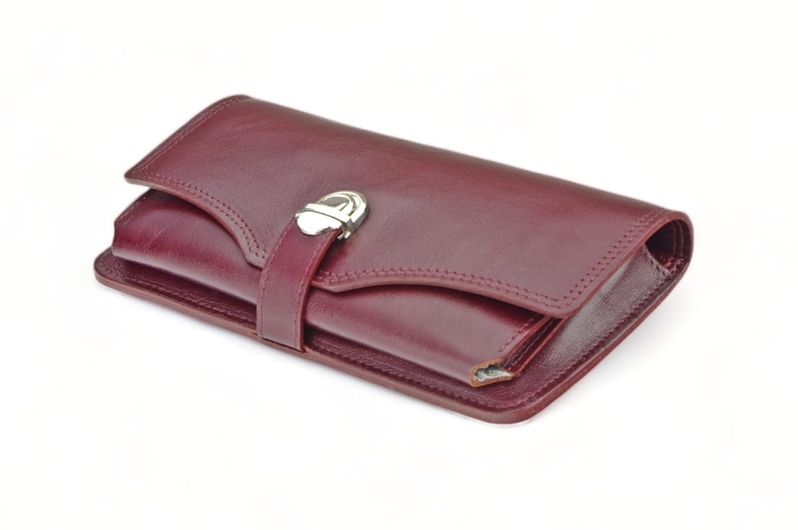 a LEATHER WALLET Model 223 BL-0-6_NIC