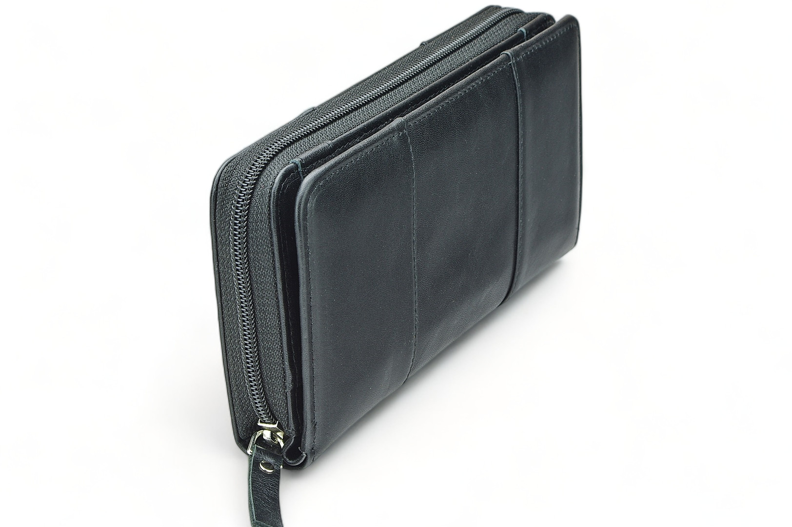 a LEATHER WALLET Model 30 BL-0-1