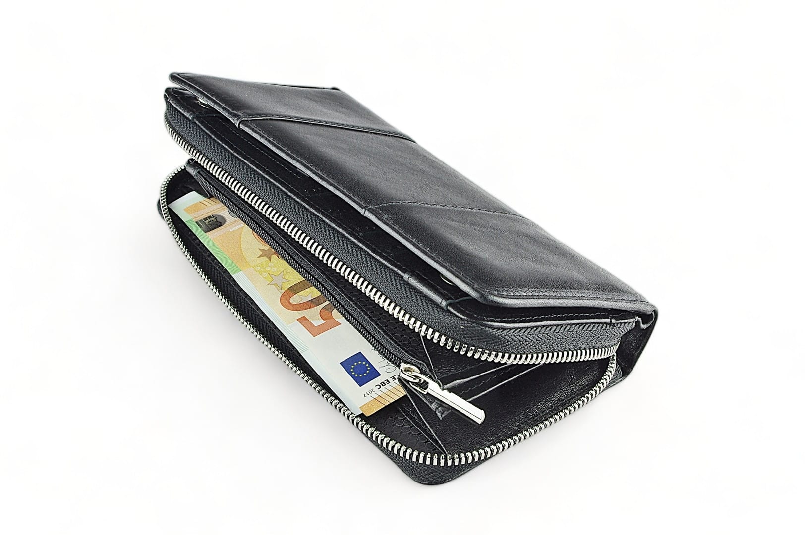 a LEATHER WALLET Model 30 BL-0-1_NIC