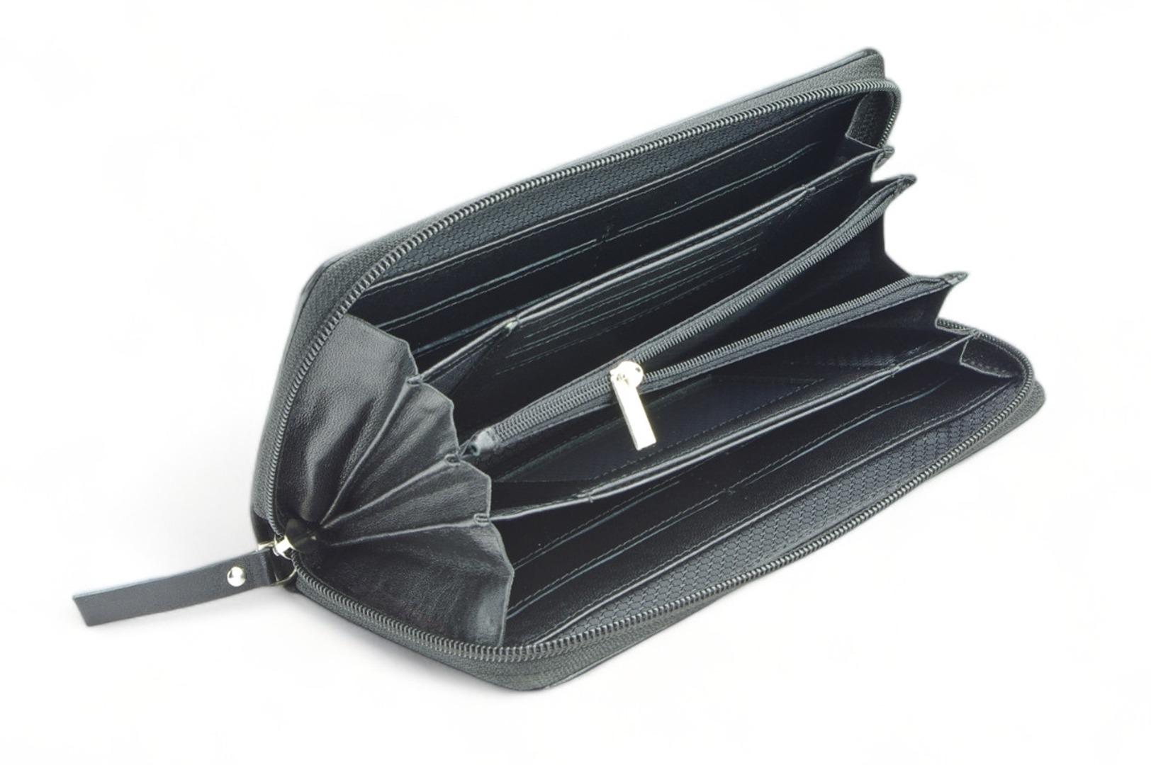 a LEATHER WALLET Model 301 BL-0-1