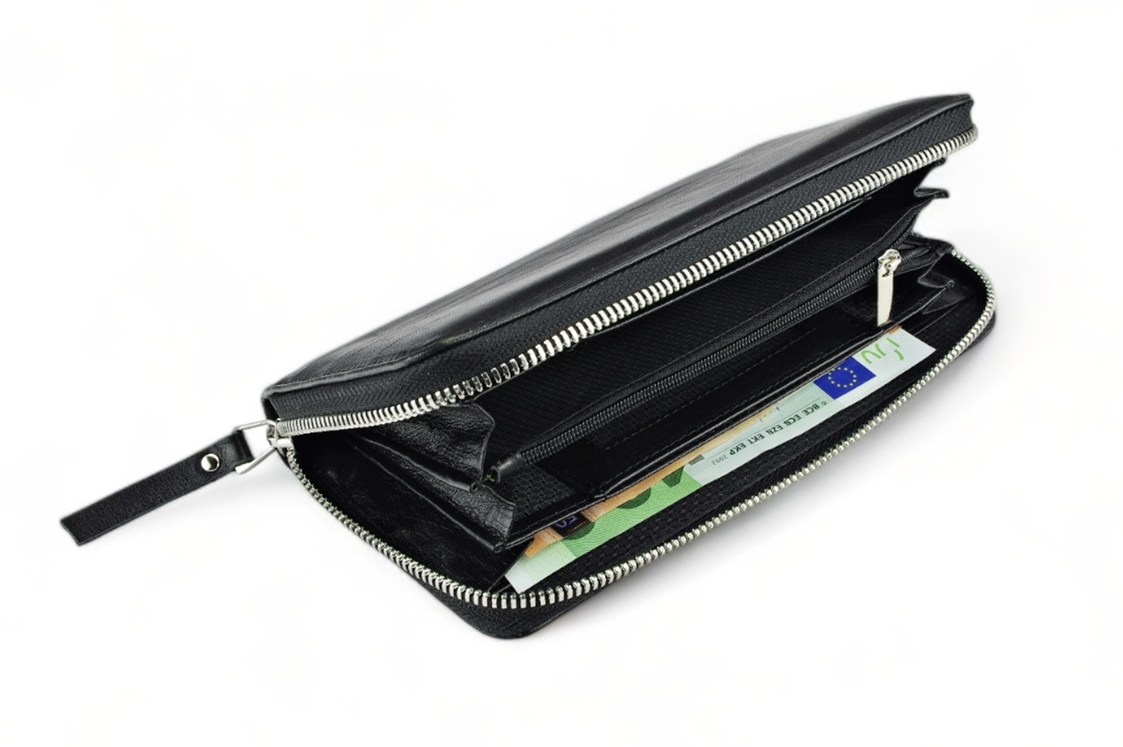 a LEATHER WALLET Model 301 BL-0-1_NIC