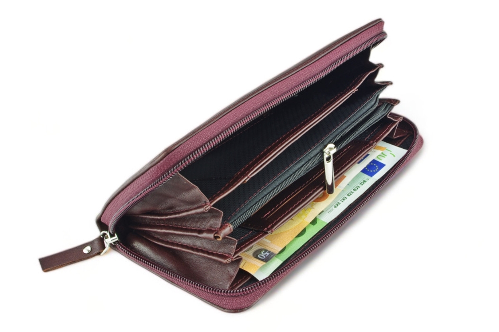 a LEATHER WALLET Model 301 BL-0-2