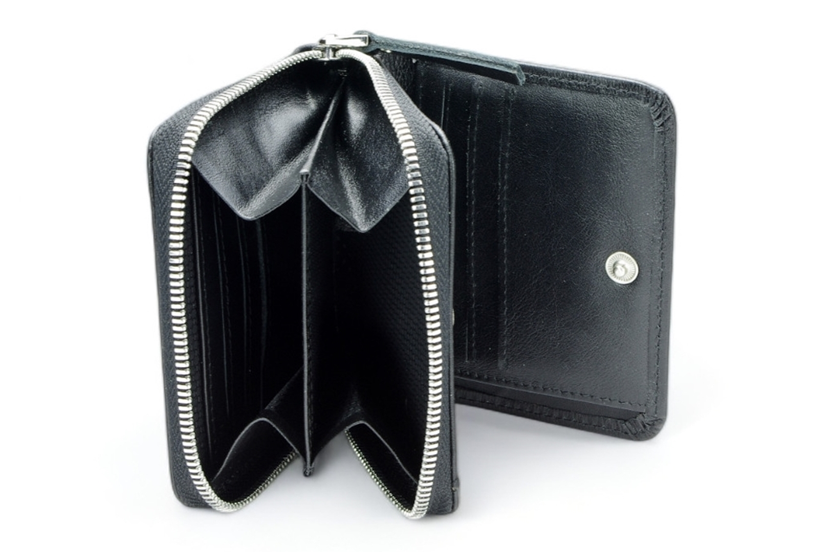 a LEATHER WALLET Model 302 BL-0-1_NIC