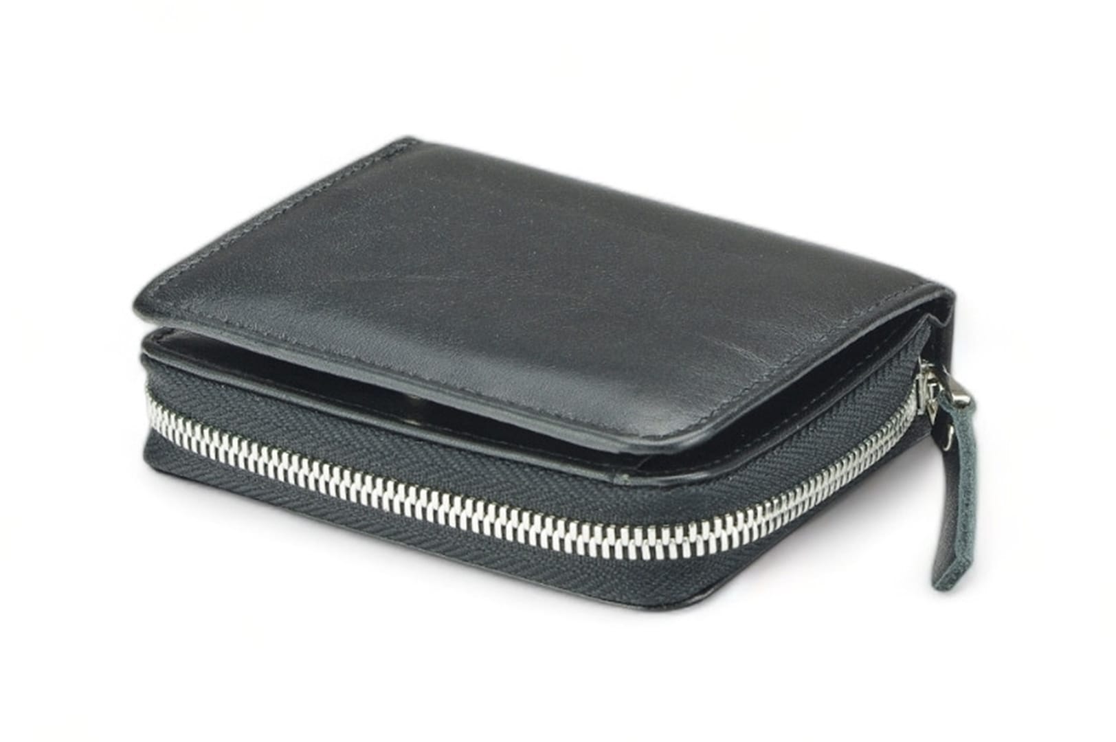 a LEATHER WALLET Model 302 BL-0-1_NIC