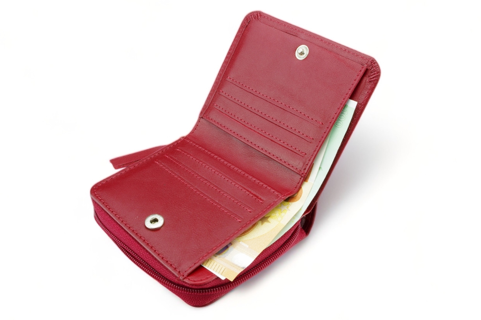 a LEATHER WALLET Model 302 BL-0-5