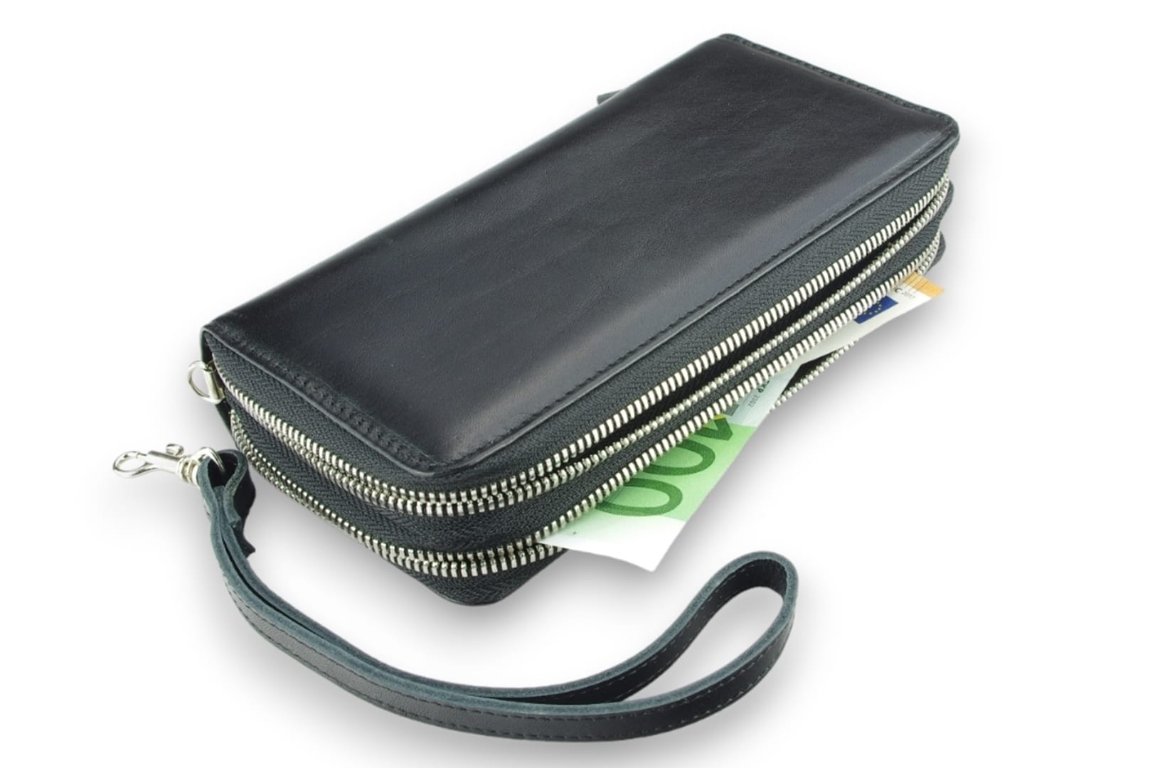 a LEATHER WALLET Model 303 BL-0-1_NIC