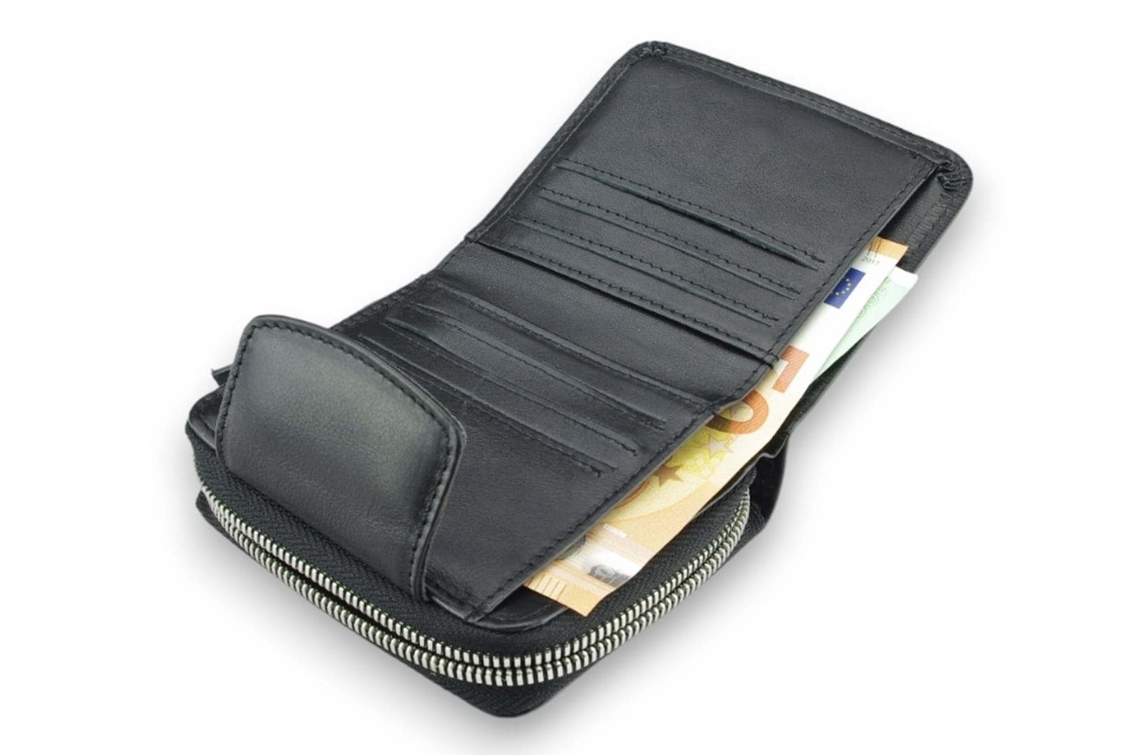 Leather wallet Model 304 BL-0-1_NIC