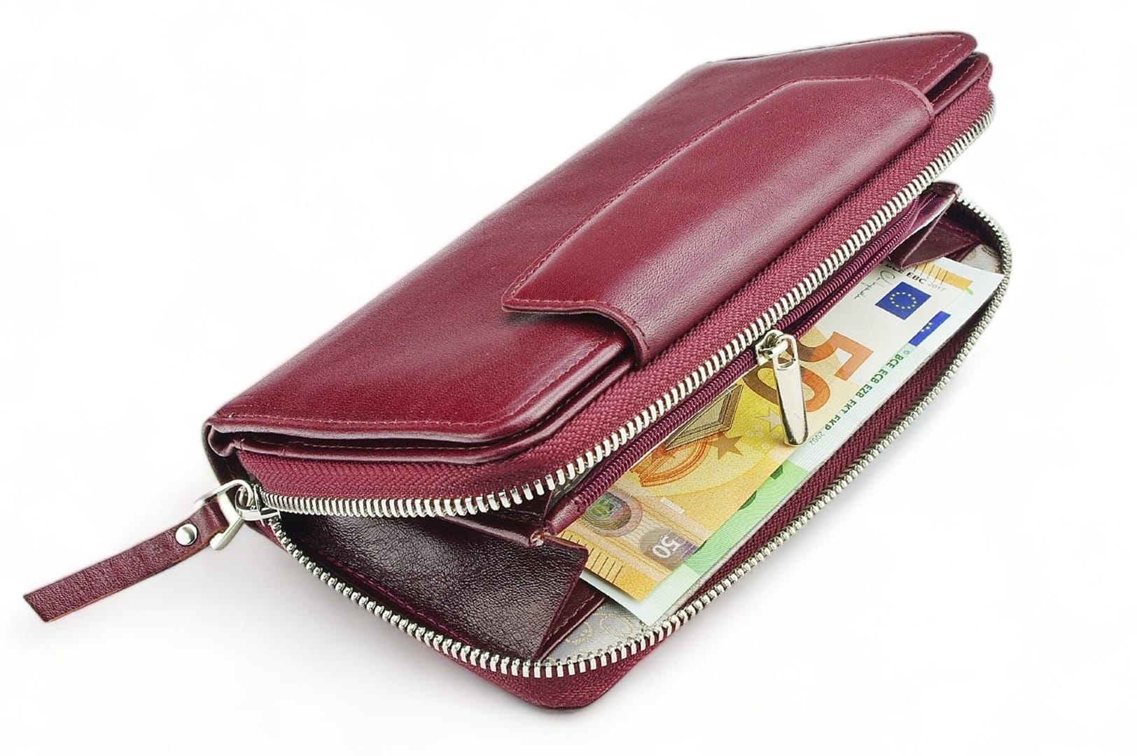 Leather wallet Model 305 BL-0-6_NIC