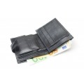 Leather wallet Model 3R BL-0-1
