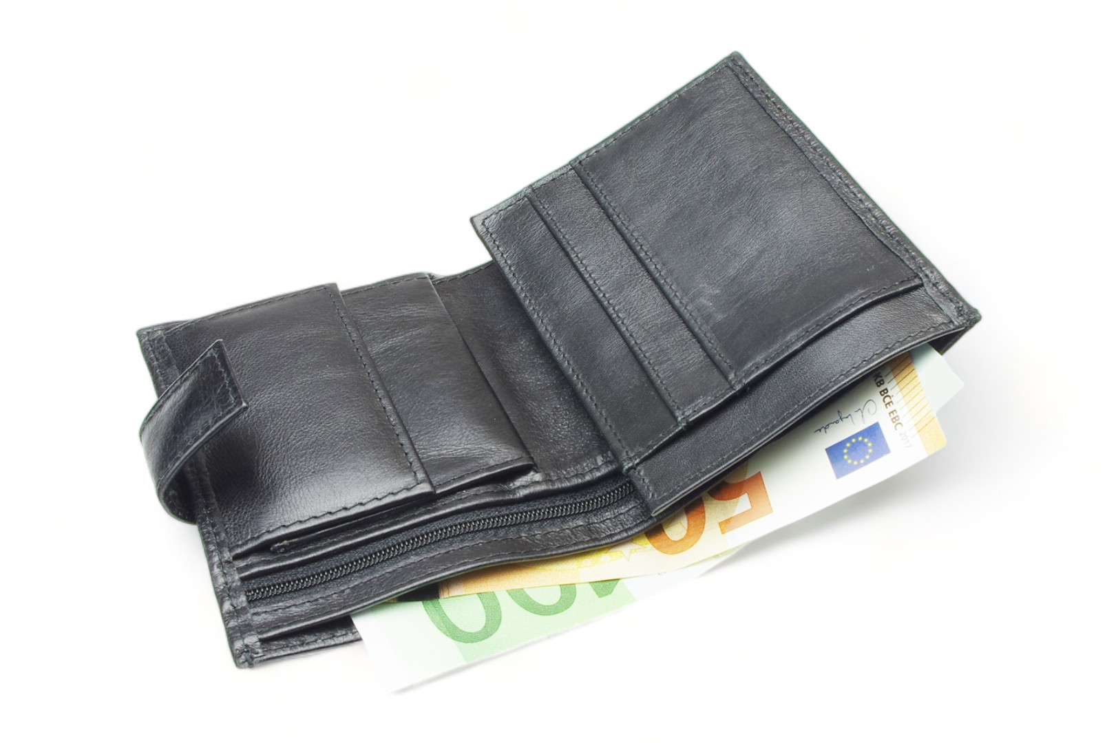 LEATHER WALLET Model  3R BL-0-1