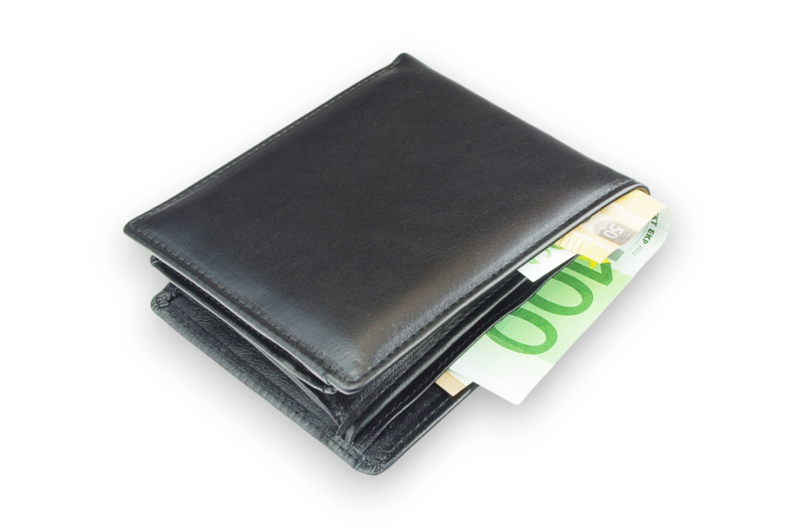 LEATHER WALLET Model  5 BL-0-1