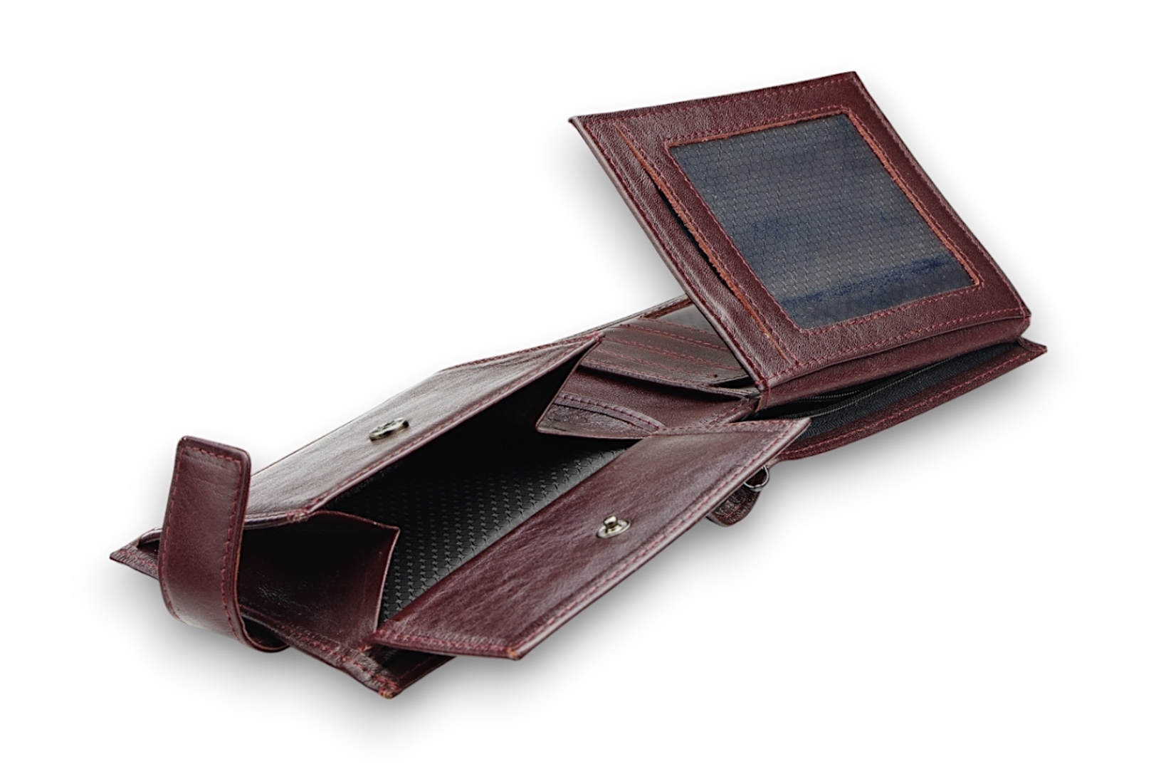 LEATHER WALLET Model  52R BL-0-2