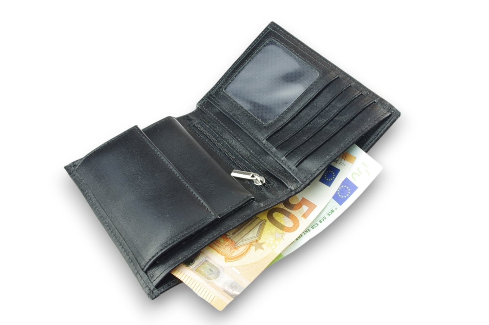 LEATHER WALLET Model  81 BL-0-1