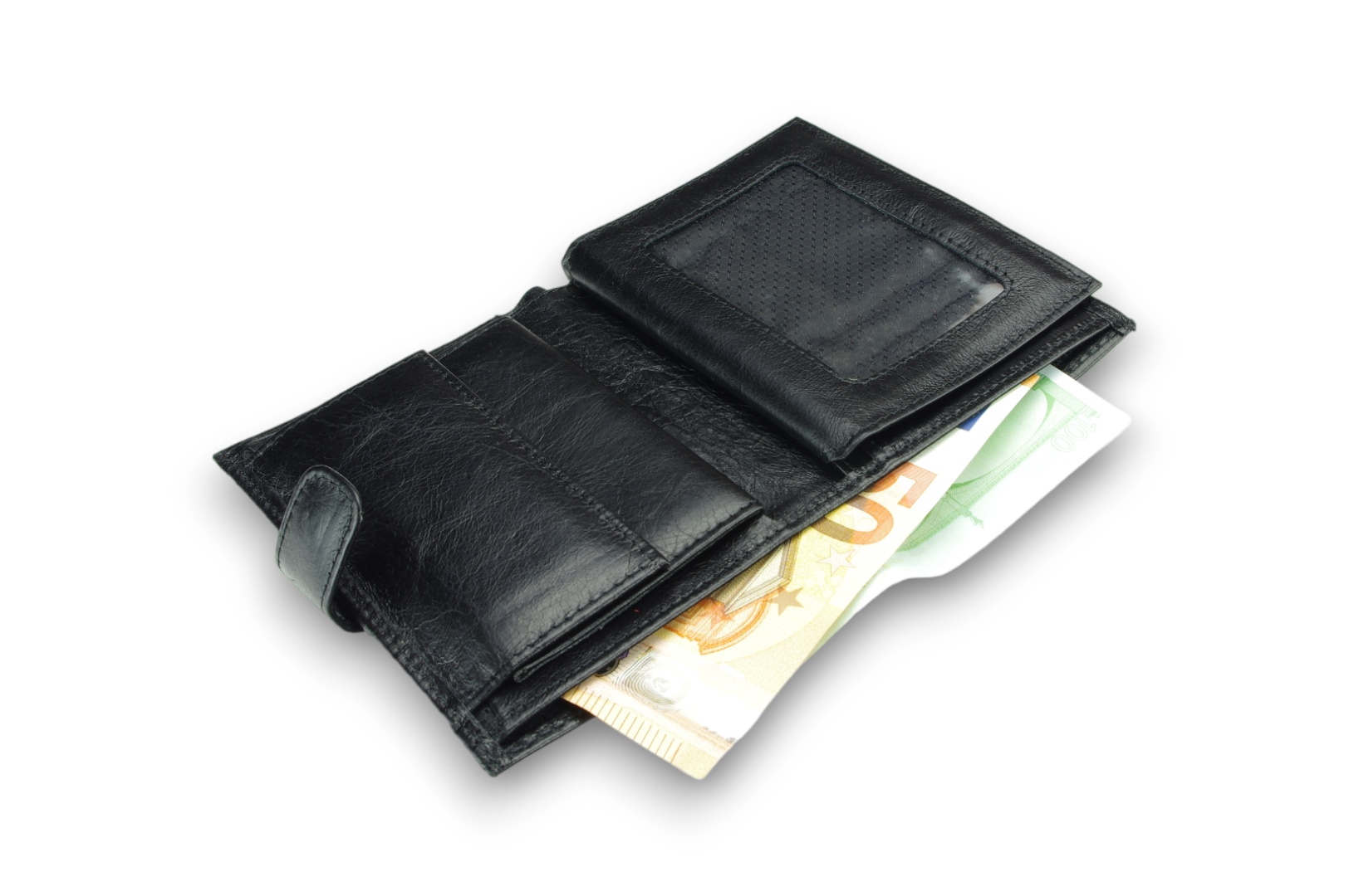 LEATHER WALLET Model  8R BL-0-1