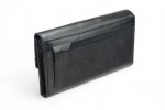 a LEATHER WALLET Model 9 BL-0-1