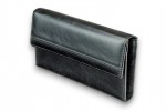 a LEATHER WALLET Model 91 BL-0-1